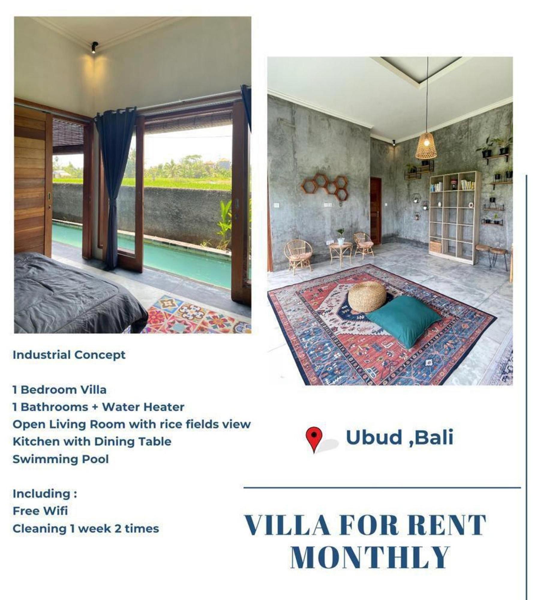 Mandala Rengganis Ubud View Private Villa By Eps Экстерьер фото
